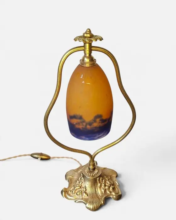 Muller Frères - Table lamp - Gilt bronze