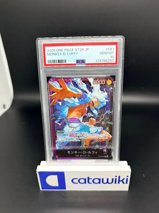 One Piece - 1 Graded card - Monkey D
