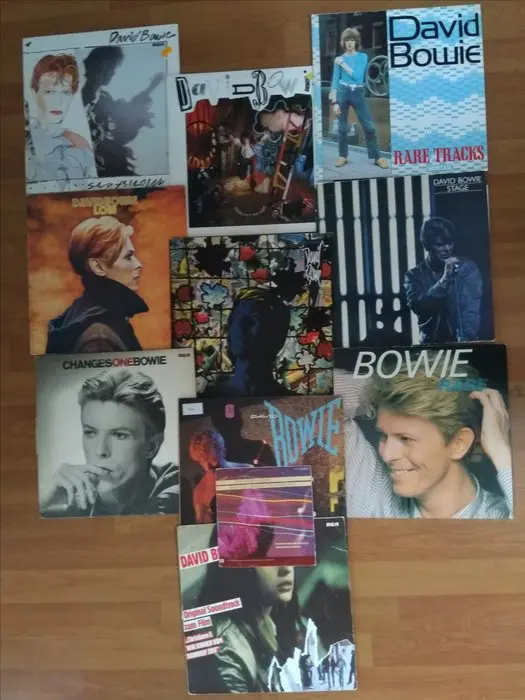 David Bowie - 10 Album + 1 Single - LP albums (multiple items) - 1973