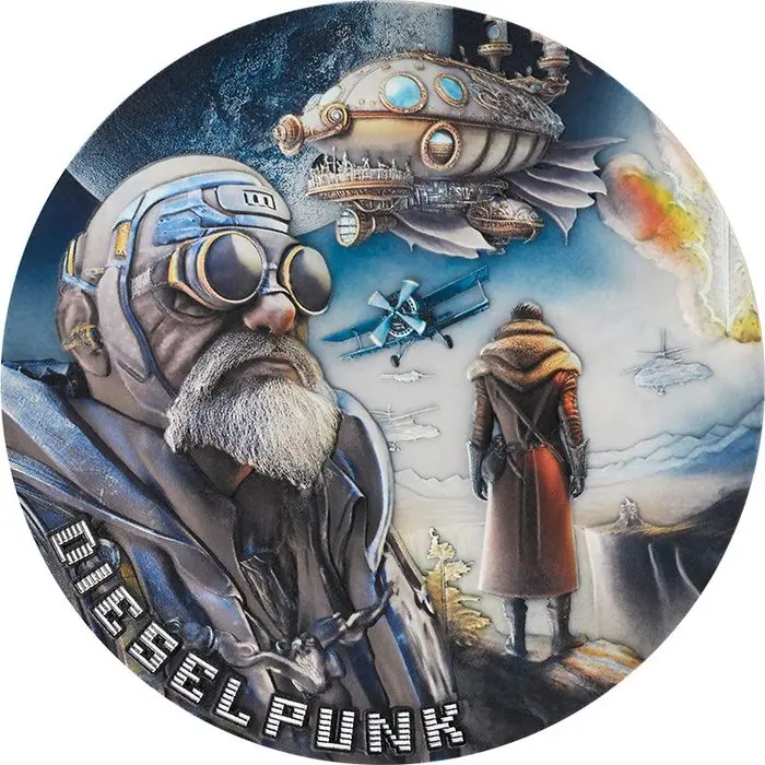 Niue. 15 Dollars 2026 DieselpunkPunk Universe 200g, (.999)