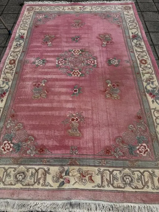 China Aubusson - Cleaned - hand-knotted - wool - Carpet - 302 cm - 196 cm