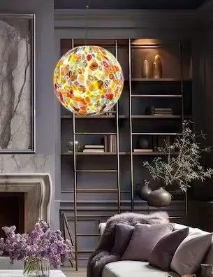MIMU interior - Lampadario - Murrine Millefiori large D40 - Vetro Murano