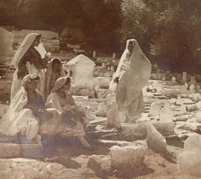 Émile Frechon (1848–1921) - Cimitero musulmano in Algeria (Biskra / Blida)