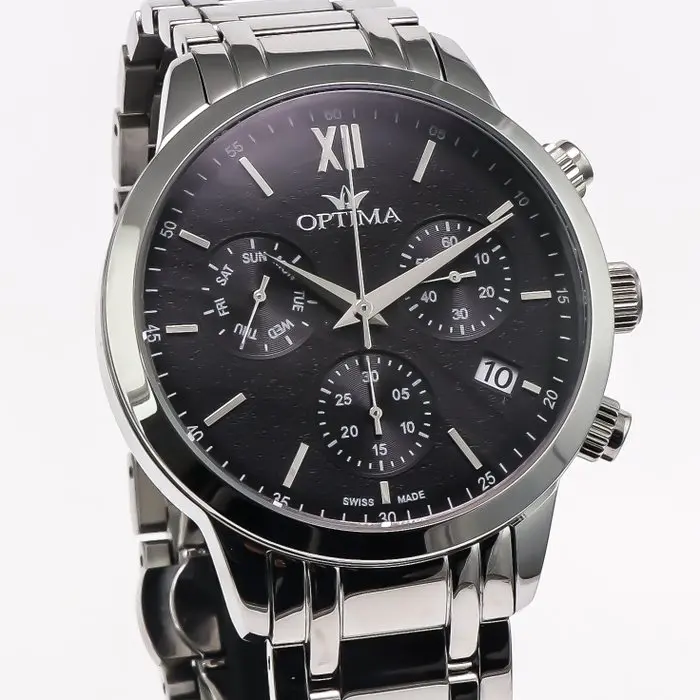 Optima - Swiss Made Chronograph - OSC450-SS-3 - No...