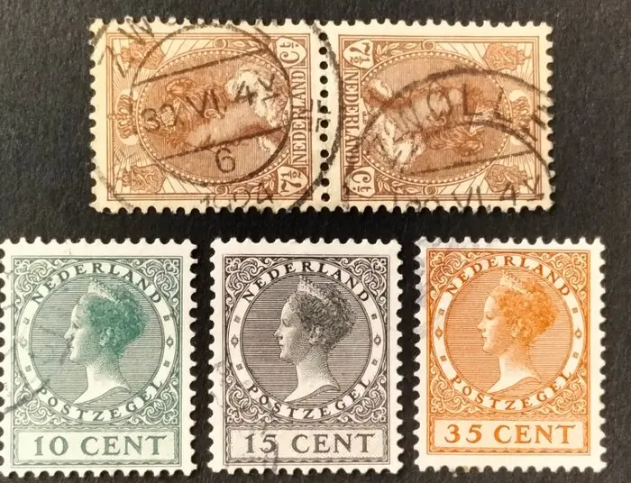 Netherlands 1924 - Exhibition Series Wilhelmina / Reprint...