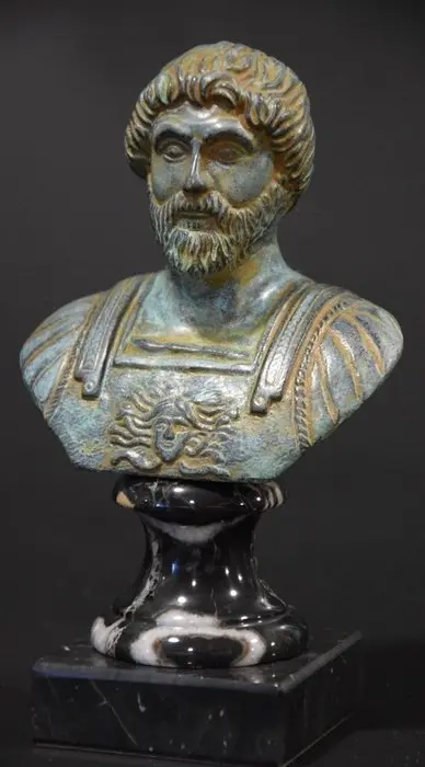 Bronze, Aurelio Bust - 16 cm