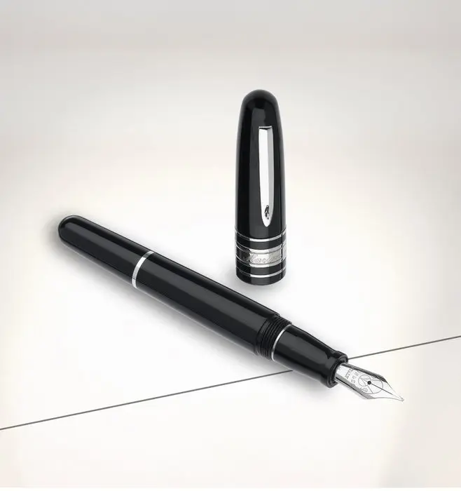 Marlen - Class - Edizione speciale in resina italiana nera - Fountain pen