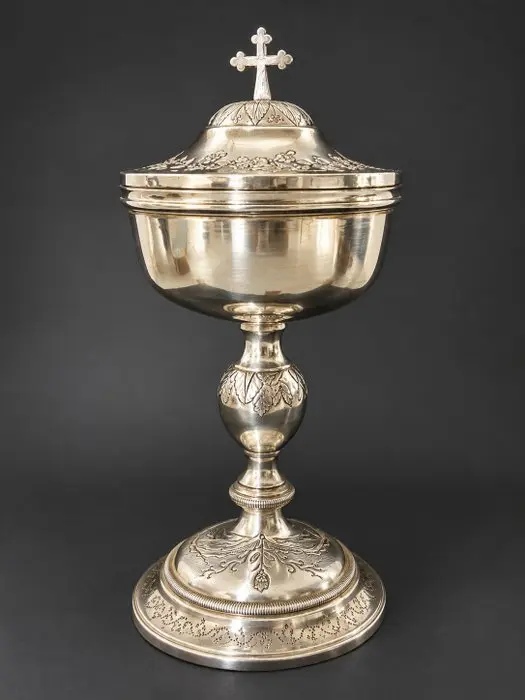 Ciborium - .950 silver - 1800-1850 - Martial Dejean