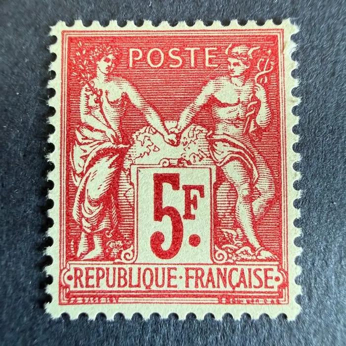 France - Yvert 216 "Exposition Paris Sage 5fr" mint * with hinge. Very good.