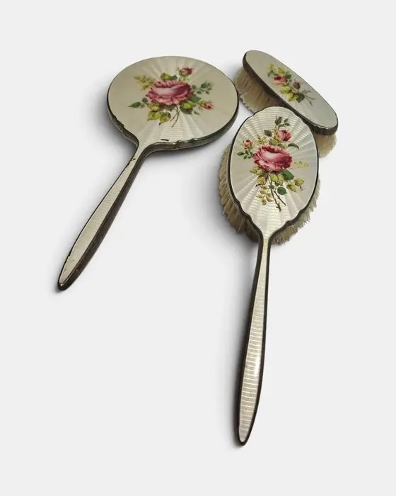 Dressing table set (3) - Plated - Toiletry set