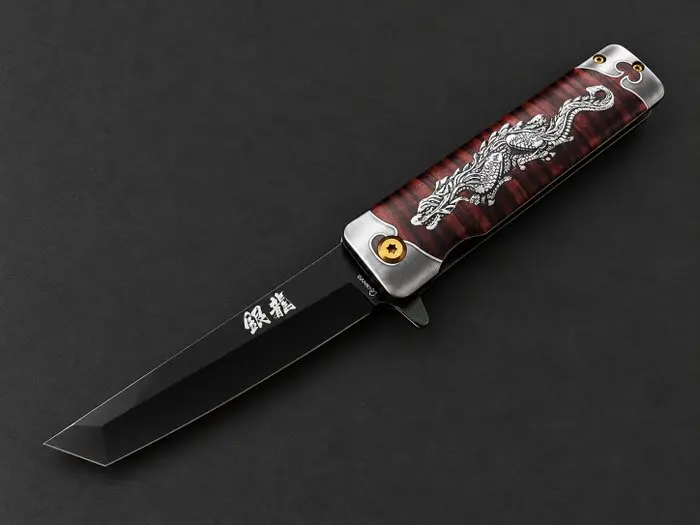 Albainox Albainox Dragon Silver – Coltello pieghevole con...
