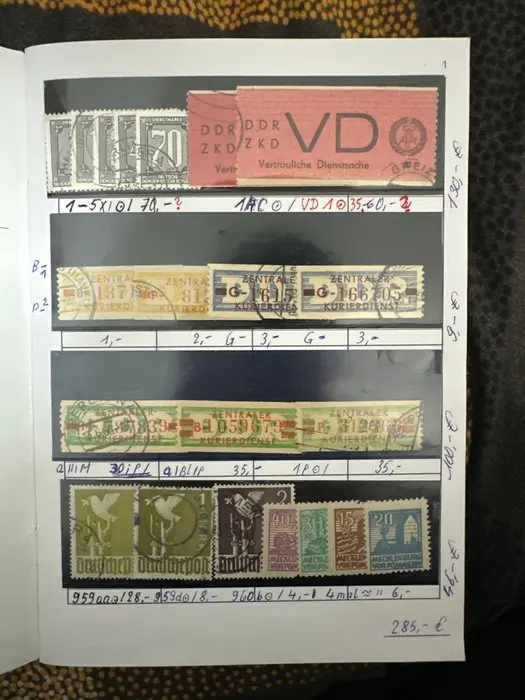 Germany - German stamp collection.