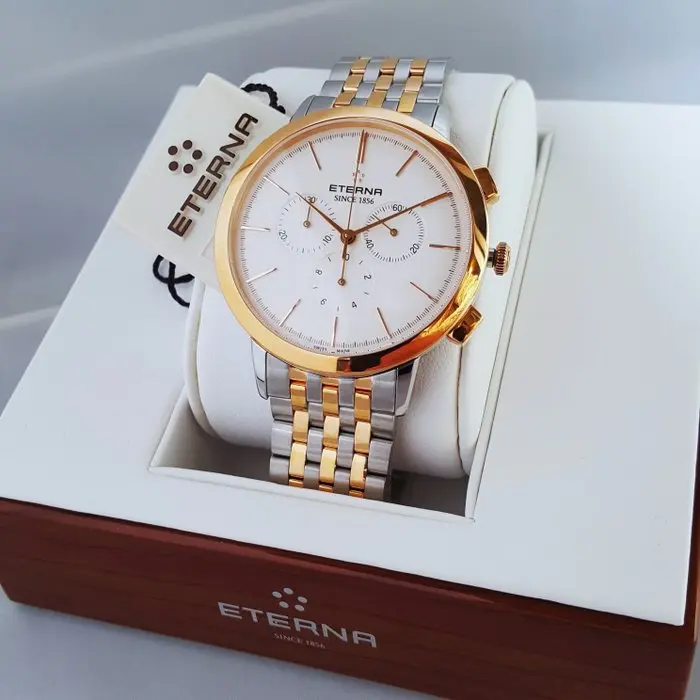 Eterna - Eternity - 18K Gold - Swiss Chronograph 1/10th - New - Men - 2026