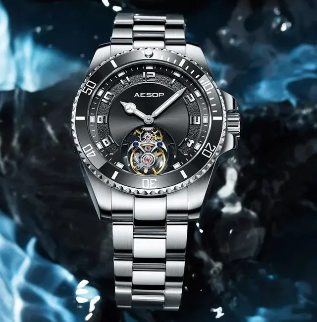 Aesop - TOURBILLON - Diamond - Swiss - Unique Flying...