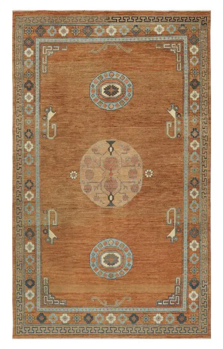 Hand-knotted designer rug with Khotan pattern – new - Rug - 274 cm - 161 cm