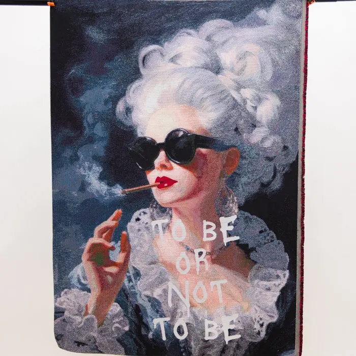 AA161 - Gobelin Tapestry “To Be or Not to Be” - Tapestry - 135 cm - 93 cm