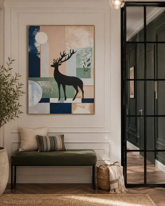 TRACY CANO GARCÍA - EL CIERVO Y LA LUNA / THE DEER AND THE MOON / XL