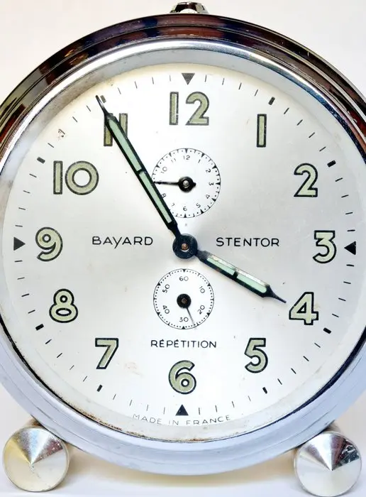 Alarm clock - Bayard - Art Deco Metal - 1920-1930, 1930-1940 - Art Deco
