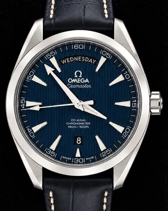 Omega - Seamaster Aqua Terra 150M Day‑Date — Blue Teak...