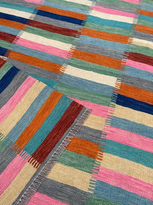 Afghan designer kilim - (unused) - handwoven - wool - Kelim - 176 cm - 124 cm
