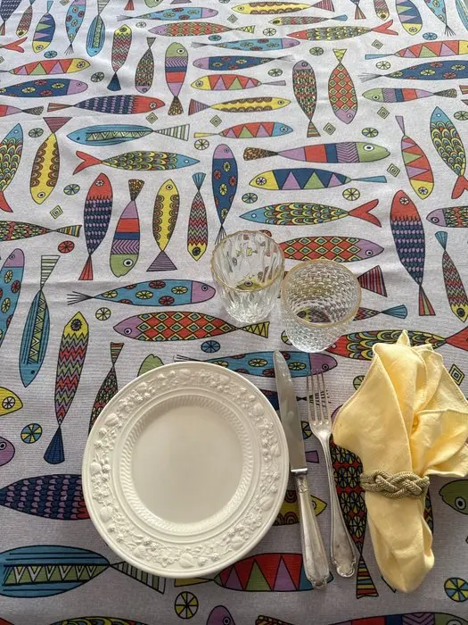 San Leucio - Exclusive tablecloth in Mediterranean style