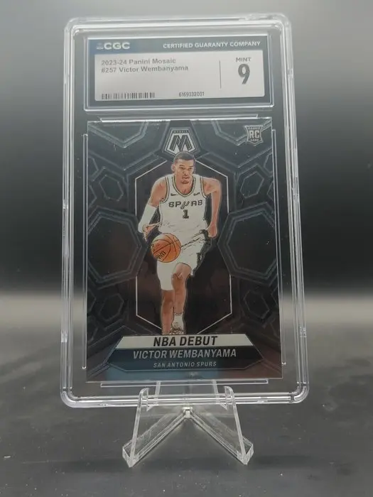 Panini 2023-24 Victor Wembanyama Rookie #257 - CGC 9 Graded card