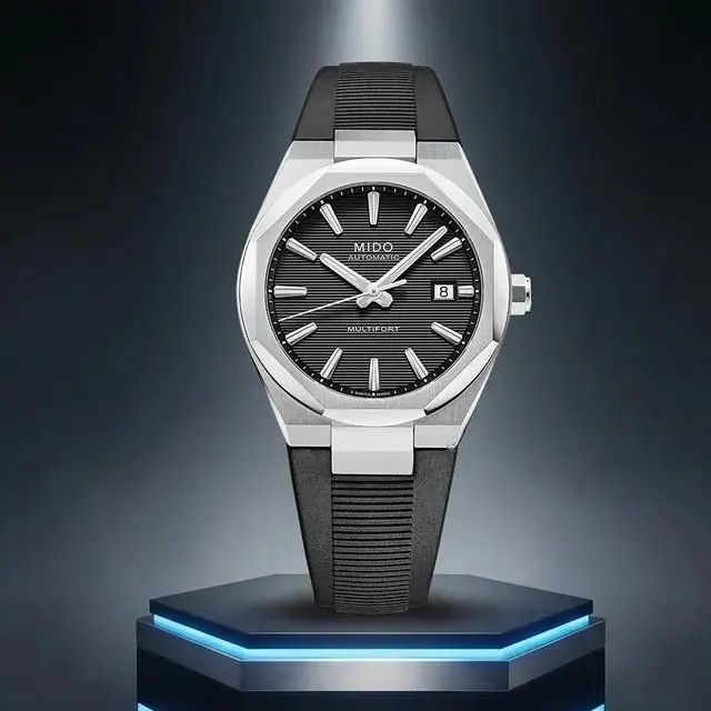 Mido - Mido Multifort 8 One Crown Automatic Black Dial...