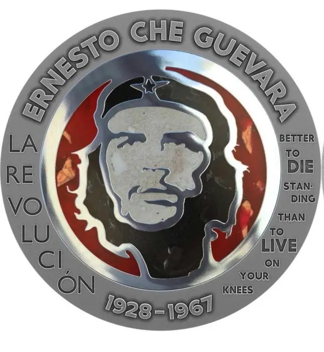 Congo. 1 Onza 2023 Ernesto Che Guevara, 1 Oz (.999) mit CoA und BOX