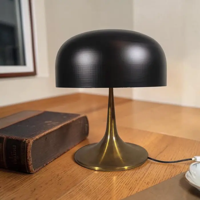 Lampada da tavolo - a Fungo - satinato
