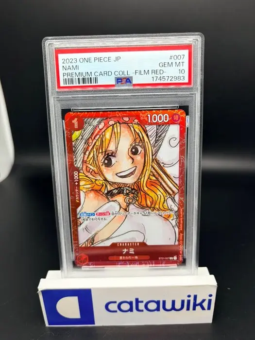 One Piece - 1 Graded card - Nami C - ST01-007 - PSA 10...