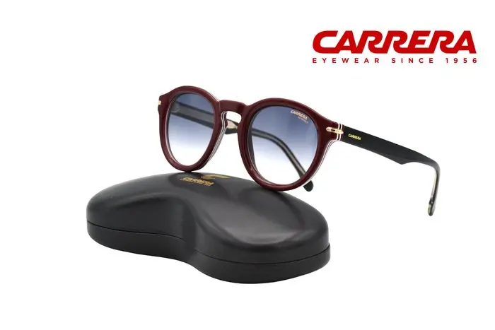 Carrera - 306S KVN08 - Round Acetate Bordeaux Design...