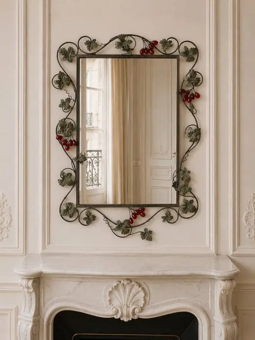 Wall mirror - Iron