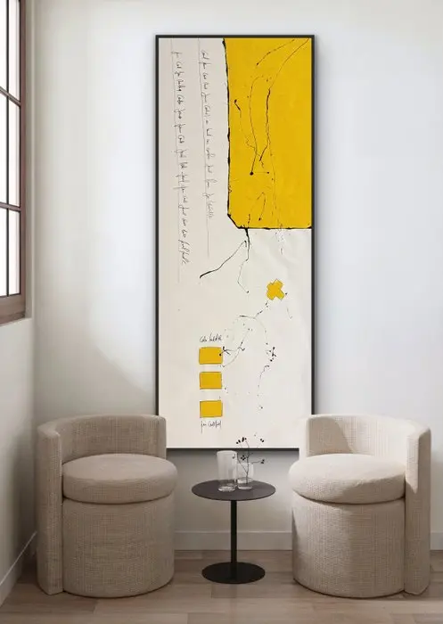 Laura Pinchete - Desestructura en amarillo slim. XXXL