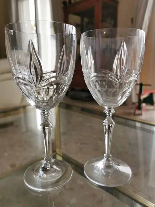Les Grands Ducs - Champagne glass (36) - Crystal - Footed glass.