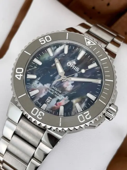 Oris - Aquis Date Upcycle Automatic - 01 733 7766 4150-Set - Men - 2020-2025