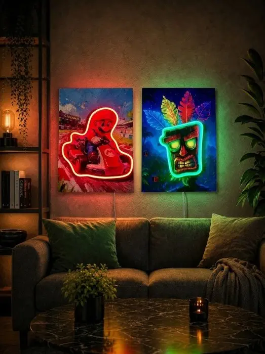 LEDMansion - Gaming Legends Duo – Mario Kart & Aku Aku