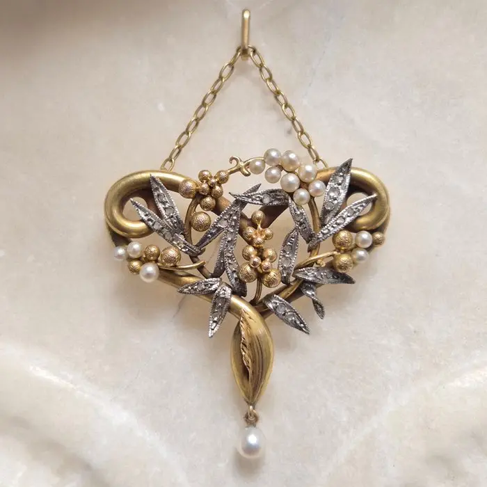 No reserve price - Pendant - 18 kt