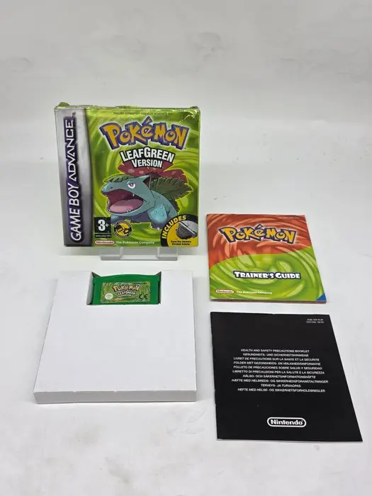 Nintendo - Gameboy Advance - Pokémon Leaf Green Version...