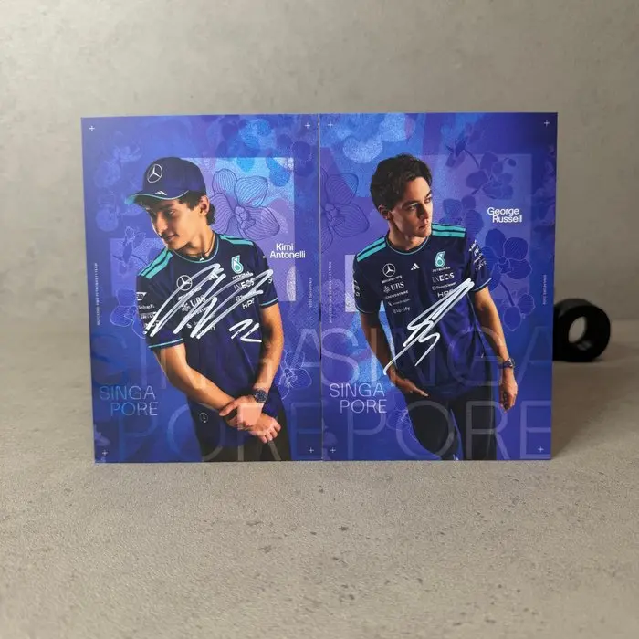 Mercedes - GP Singapore 2026 limited fan card - Kimi...