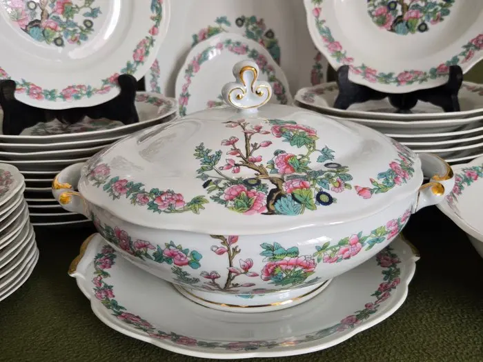 Limoges France S.E.P. - Table service (41) - Porcelain - Genuine porcelain
