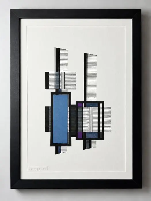 Eugène Eechaut (1928-2019) - Abstract ink composition - NO RESERVE PRICE