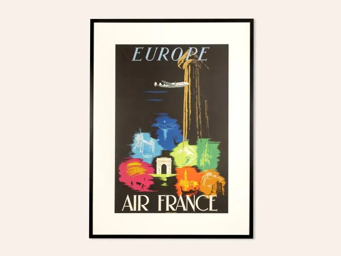 Anonymous - Europe - Air France Advertising Poster - 1960s