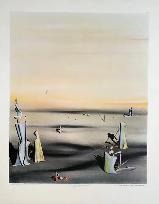 Yves Tanguy - The Air in its Mirror - Vintage Collotype...