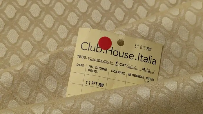 Luxury Jacquard Fabric Club House Italia – Motivo...