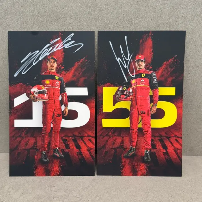 Ferrari - Formula 1 - Charles Leclerc - Carlos Sainz - 2022 - Fancard