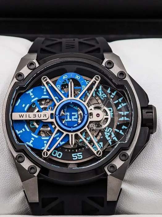 Wilbur - Jump-Hour - Automatic * BRAND NEW * Titanium - Men - 2025