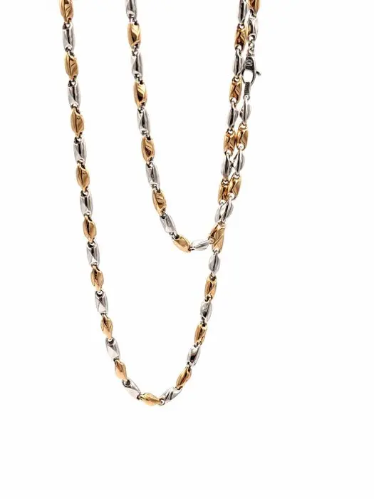 Necklace - 18 kt. Pink gold, White gold - Maistrellosrl