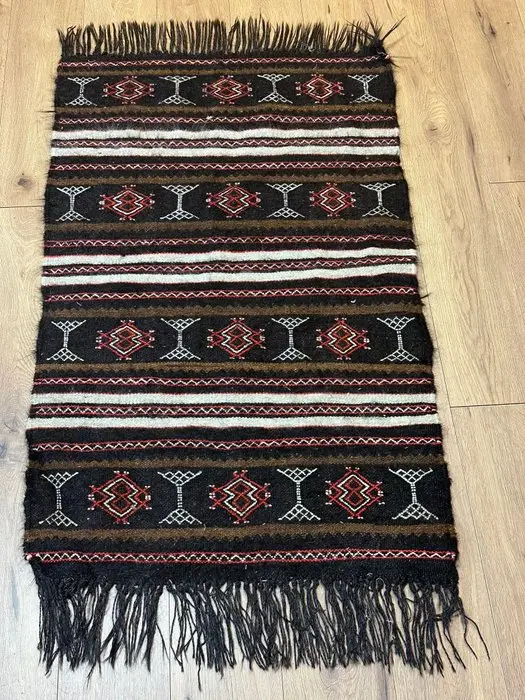 Kelim Nomad Rug – Handwoven Flat-Woven Oriental Rug with...