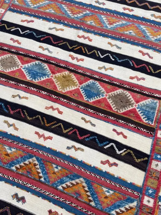 Soumak kilim (unused) - handwoven - wool - Kelim - 202 cm - 146 cm