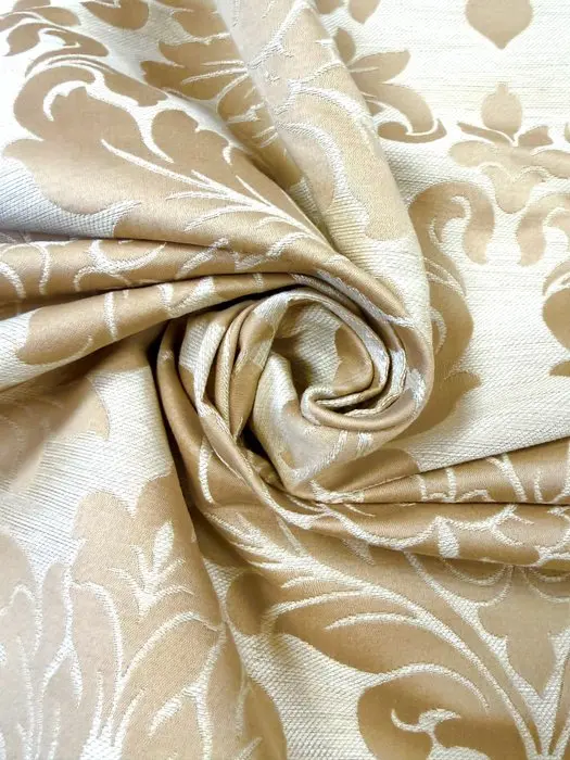 1766 ★Fine upholstery jacquard fabric with floral damask...